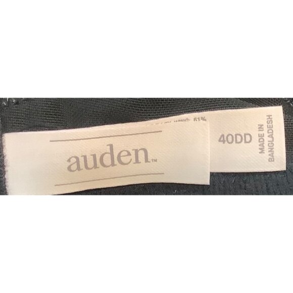 Auden Black Lace Unlined Full Coverage Underwire Bra Women 40DD - Picture 3 of 6